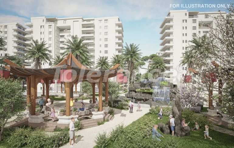 Квартира от застройщика в Фамагуста, Северный Кипр с бассейном в рассрочку: купить недвижимость в Турции - 110620