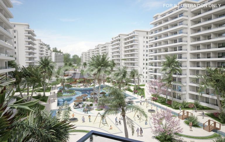 Квартира от застройщика в Фамагуста, Северный Кипр с бассейном в рассрочку: купить недвижимость в Турции - 110622