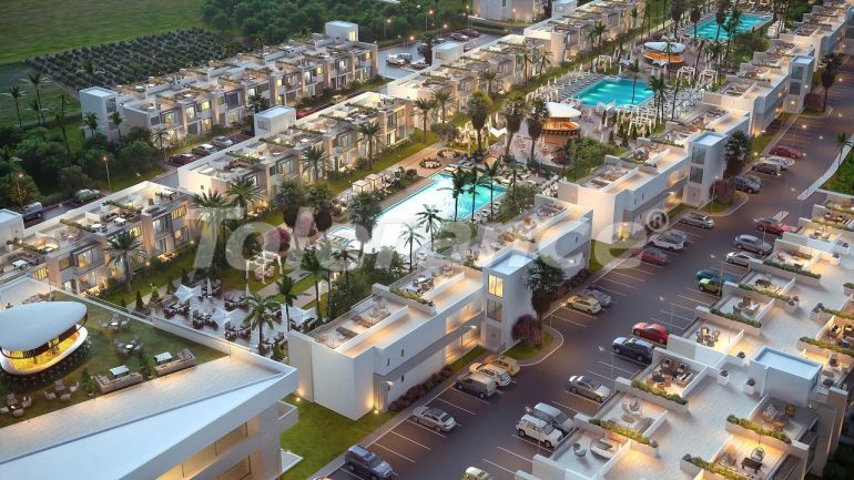 Квартира от застройщика в Фамагуста, Северный Кипр с бассейном в рассрочку: купить недвижимость в Турции - 111030