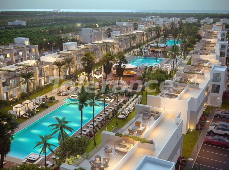 Квартира от застройщика в Фамагуста, Северный Кипр с бассейном в рассрочку: купить недвижимость в Турции - 111400