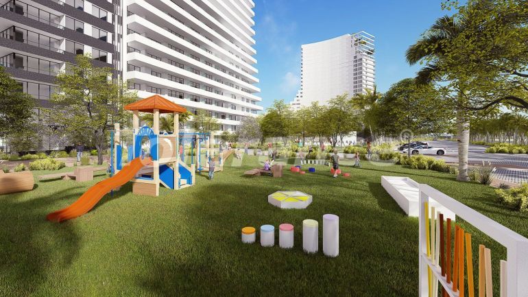 Квартира от застройщика в Фамагуста, Северный Кипр вид на море с бассейном: купить недвижимость в Турции - 72053