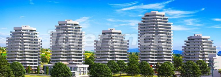 Квартира от застройщика в Фамагуста, Северный Кипр вид на море с бассейном в рассрочку: купить недвижимость в Турции - 72269