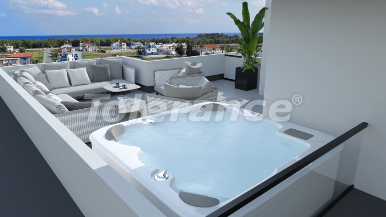 Квартира от застройщика в Фамагуста, Северный Кипр с бассейном в рассрочку: купить недвижимость в Турции - 72653