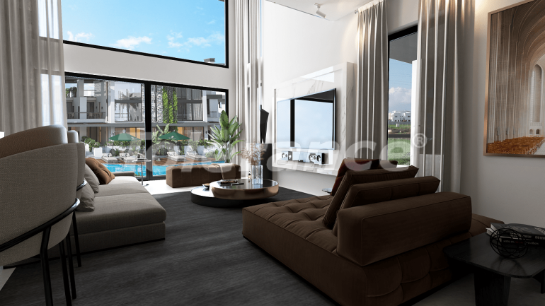 Квартира от застройщика в Фамагуста, Северный Кипр с бассейном в рассрочку: купить недвижимость в Турции - 72656