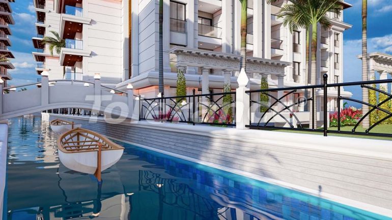 Квартира от застройщика в Фамагуста, Северный Кипр вид на море с бассейном в рассрочку: купить недвижимость в Турции - 73110