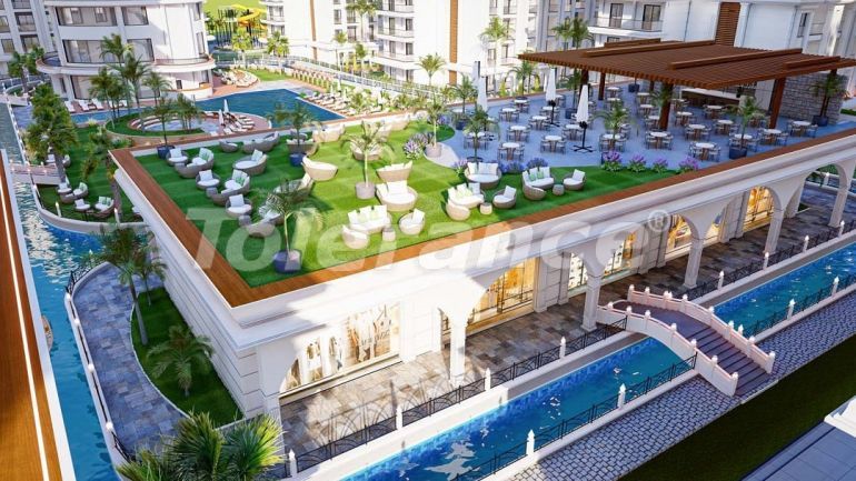 Квартира от застройщика в Фамагуста, Северный Кипр вид на море с бассейном в рассрочку: купить недвижимость в Турции - 73114