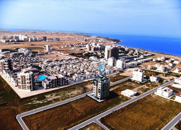 Квартира от застройщика в Фамагуста, Северный Кипр с бассейном в рассрочку: купить недвижимость в Турции - 73305