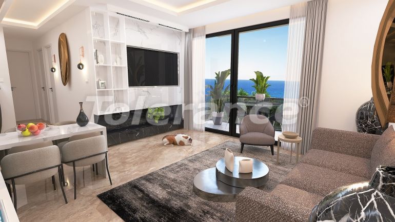 Квартира от застройщика в Фамагуста, Северный Кипр вид на море в рассрочку: купить недвижимость в Турции - 74389