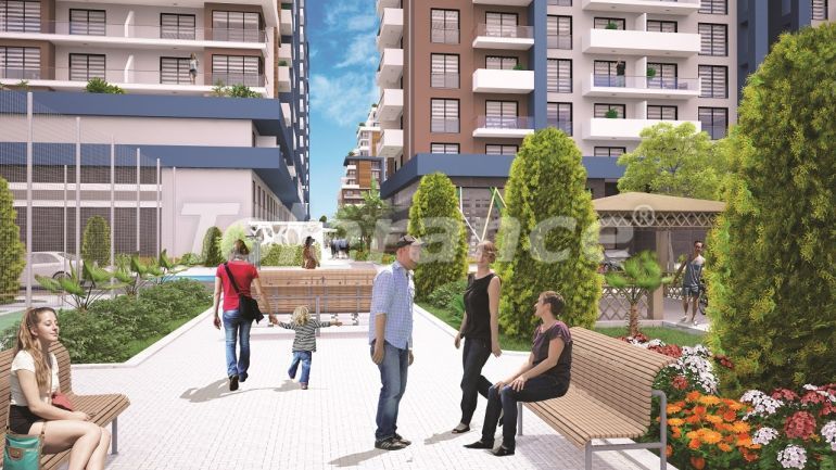 Квартира от застройщика в Фамагуста, Северный Кипр вид на море с бассейном в рассрочку: купить недвижимость в Турции - 74534