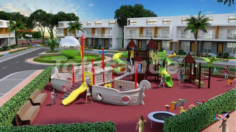 Квартира от застройщика в Фамагуста, Северный Кипр вид на море с бассейном в рассрочку: купить недвижимость в Турции - 74580