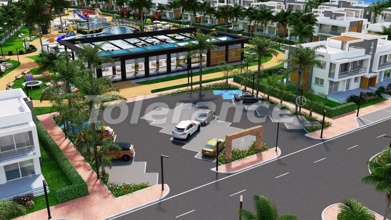 Квартира от застройщика в Фамагуста, Северный Кипр вид на море с бассейном в рассрочку: купить недвижимость в Турции - 74587