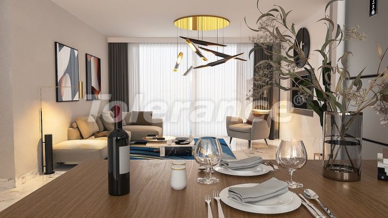 Квартира от застройщика в Фамагуста, Северный Кипр вид на море с бассейном в рассрочку: купить недвижимость в Турции - 74601