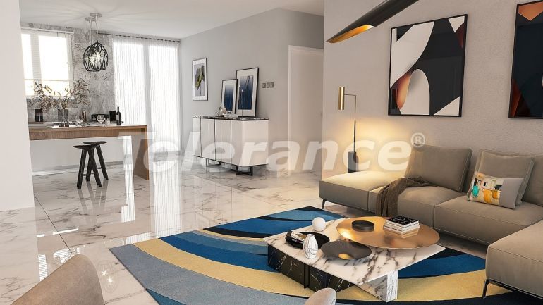 Квартира от застройщика в Фамагуста, Северный Кипр вид на море с бассейном в рассрочку: купить недвижимость в Турции - 74603