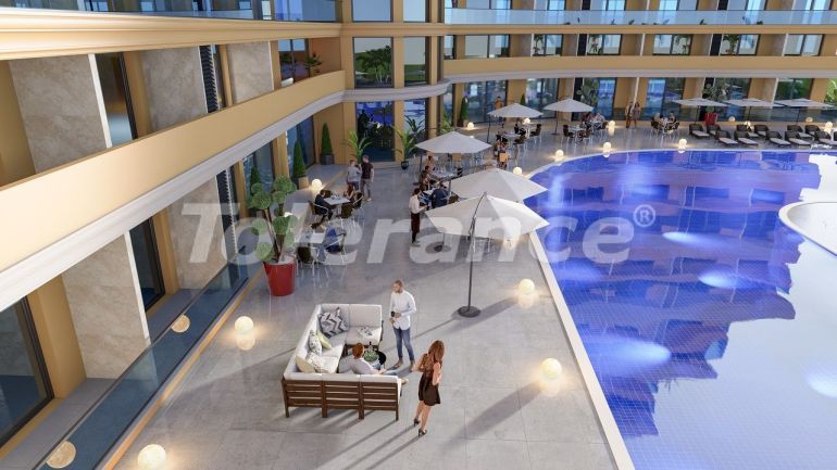 Квартира в Фамагуста, Северный Кипр вид на море с бассейном в рассрочку - 74843 Квартира в Фамагуста, Северный Кипр вид на море с бассейном в рассрочку: купить недвижимость в Турции - 74843