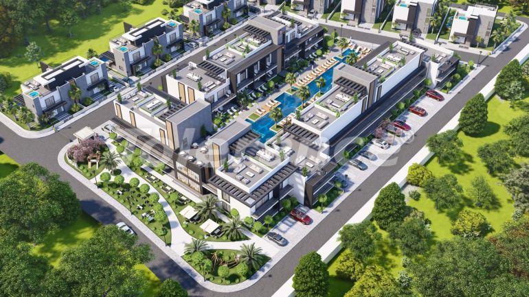 Квартира от застройщика в Фамагуста, Северный Кипр с бассейном в рассрочку: купить недвижимость в Турции - 75008