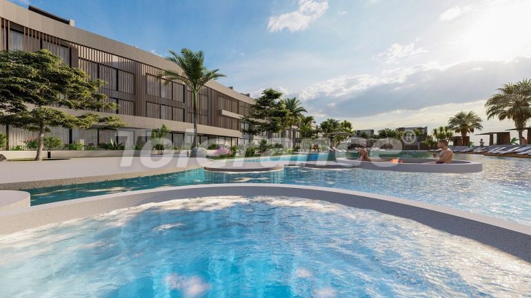 Квартира от застройщика в Фамагуста, Северный Кипр с бассейном в рассрочку: купить недвижимость в Турции - 75127