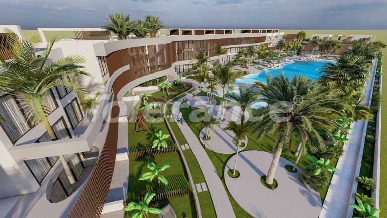 Квартира от застройщика в Фамагуста, Северный Кипр с бассейном в рассрочку: купить недвижимость в Турции - 75159