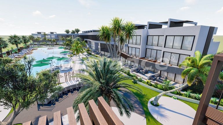 Квартира от застройщика в Фамагуста, Северный Кипр с бассейном в рассрочку: купить недвижимость в Турции - 75190