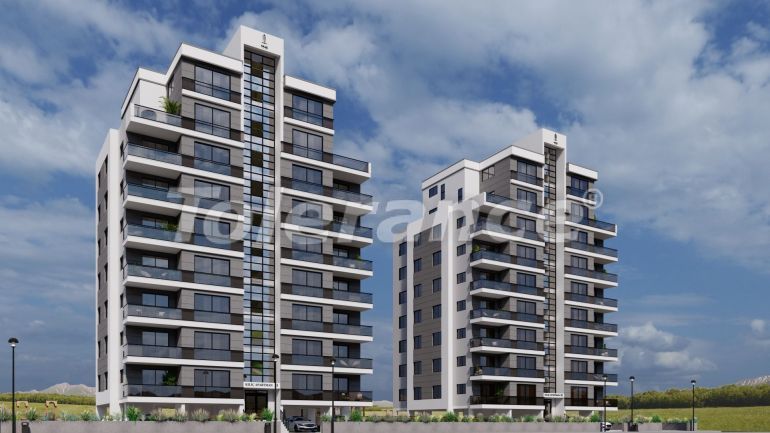 Квартира от застройщика в Фамагуста, Северный Кипр вид на море с бассейном: купить недвижимость в Турции - 75343