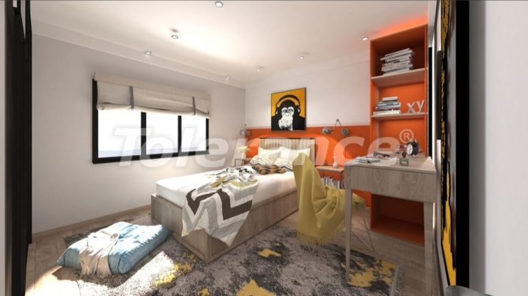 Квартира от застройщика в Фамагуста, Северный Кипр вид на море с бассейном: купить недвижимость в Турции - 75365