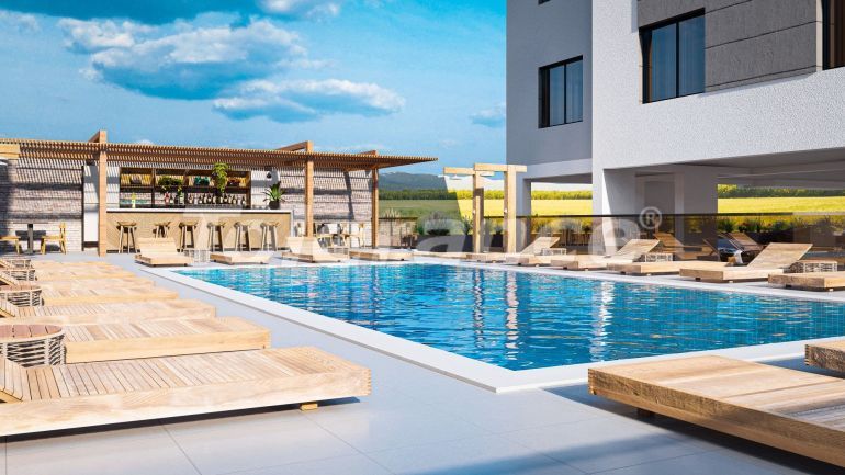 Квартира от застройщика в Фамагуста, Северный Кипр вид на море с бассейном в рассрочку: купить недвижимость в Турции - 75382