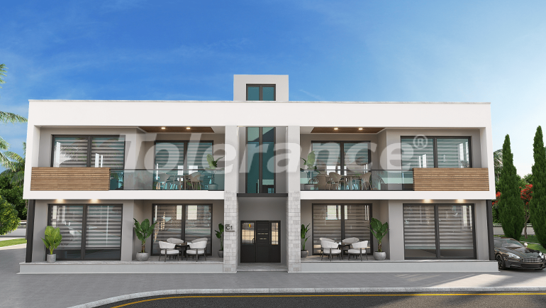 Квартира от застройщика в Фамагуста, Северный Кипр вид на море с бассейном в рассрочку: купить недвижимость в Турции - 75707