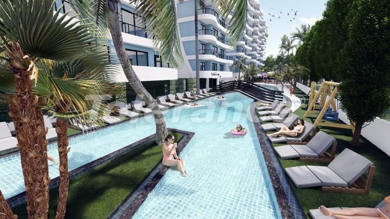 Квартира от застройщика в Фамагуста, Северный Кипр с бассейном в рассрочку: купить недвижимость в Турции - 76313