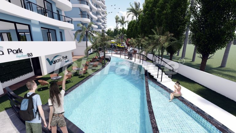 Квартира от застройщика в Фамагуста, Северный Кипр с бассейном в рассрочку: купить недвижимость в Турции - 76314