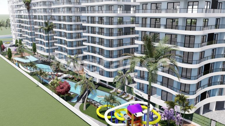 Квартира от застройщика в Фамагуста, Северный Кипр с бассейном в рассрочку: купить недвижимость в Турции - 76323