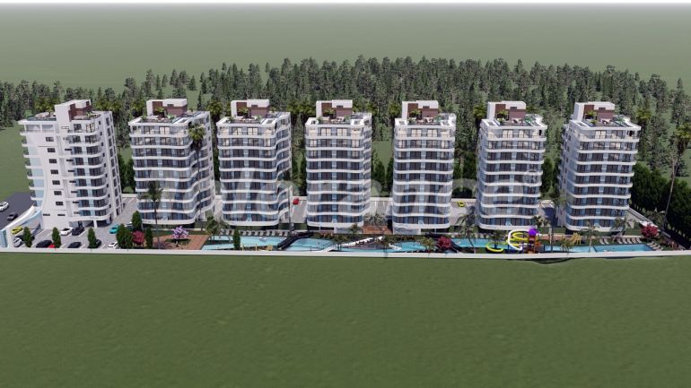 Квартира от застройщика в Фамагуста, Северный Кипр с бассейном в рассрочку: купить недвижимость в Турции - 76325