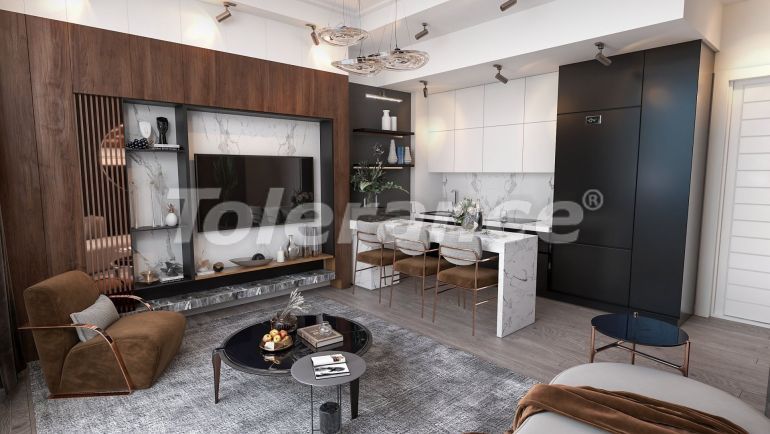 Квартира в Фамагуста, Северный Кипр вид на море с бассейном: купить недвижимость в Турции - 76815