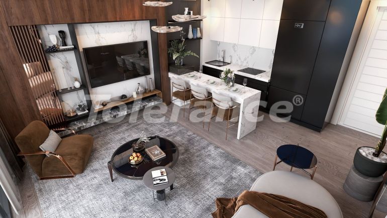 Квартира в Фамагуста, Северный Кипр вид на море с бассейном: купить недвижимость в Турции - 76823