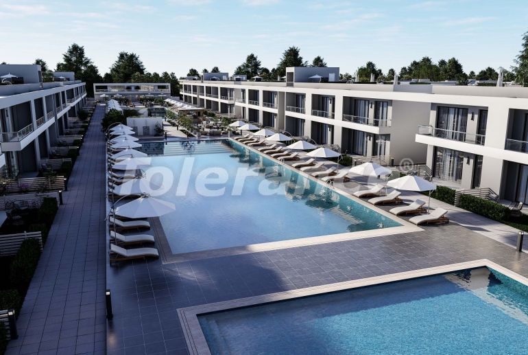 Квартира в Фамагуста, Северный Кипр с бассейном в рассрочку: купить недвижимость в Турции - 76909