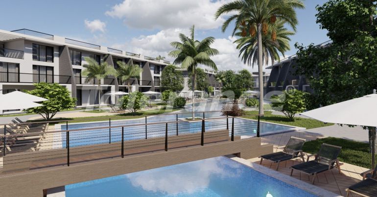 Квартира от застройщика в Фамагуста, Северный Кипр с бассейном: купить недвижимость в Турции - 77187