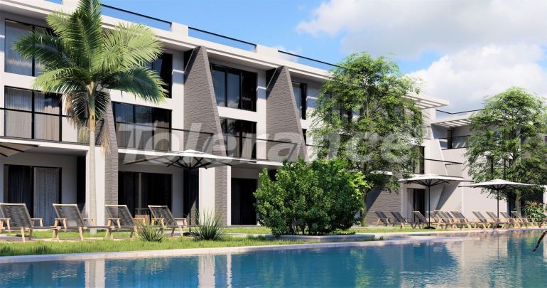 Квартира от застройщика в Фамагуста, Северный Кипр с бассейном в рассрочку - 77237 Квартира от застройщика в Фамагуста, Северный Кипр с бассейном в рассрочку: купить недвижимость в Турции - 77237