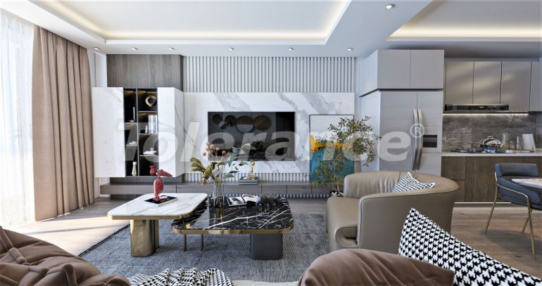 Квартира от застройщика в Фамагуста, Северный Кипр с бассейном в рассрочку - 77244 Квартира от застройщика в Фамагуста, Северный Кипр с бассейном в рассрочку: купить недвижимость в Турции - 77244