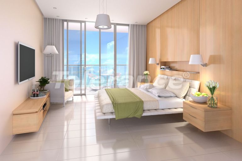 Квартира от застройщика в Фамагуста, Северный Кипр вид на море с бассейном в рассрочку: купить недвижимость в Турции - 79074