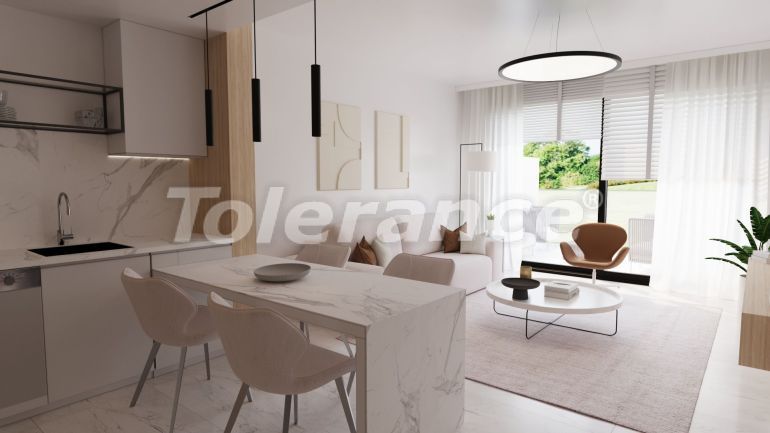 Квартира от застройщика в Фамагуста, Северный Кипр вид на море с бассейном в рассрочку: купить недвижимость в Турции - 80858