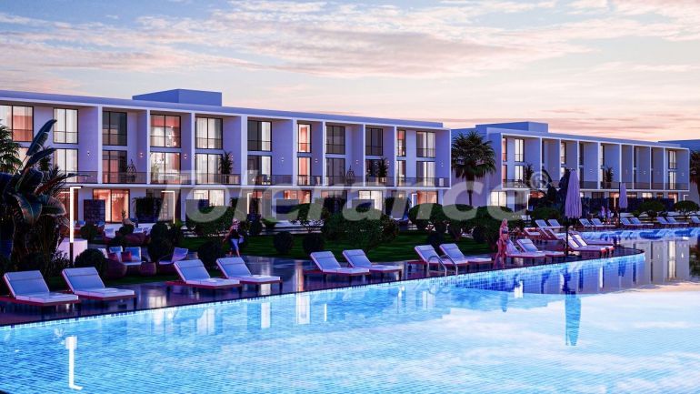 Квартира от застройщика в Фамагуста, Северный Кипр с бассейном: купить недвижимость в Турции - 80873