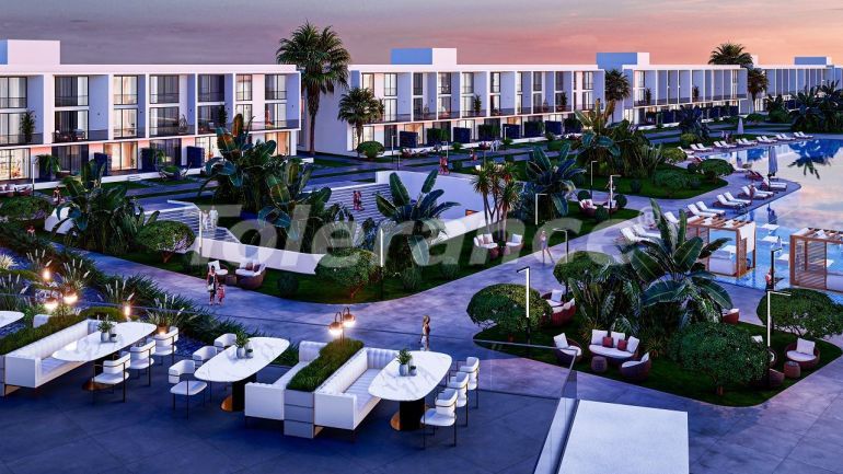 Квартира в Фамагуста, Северный Кипр с бассейном: купить недвижимость в Турции - 80891