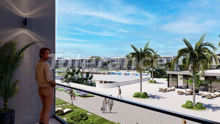 Квартира в Фамагуста, Северный Кипр с бассейном: купить недвижимость в Турции - 80952