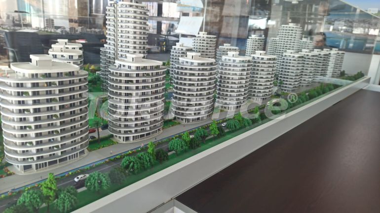 Квартира от застройщика в Фамагуста, Северный Кипр вид на море с бассейном в рассрочку: купить недвижимость в Турции - 81062