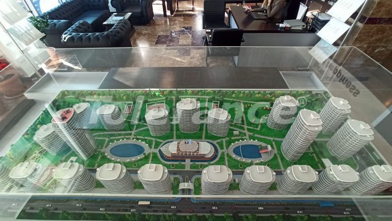 Квартира от застройщика в Фамагуста, Северный Кипр вид на море с бассейном в рассрочку: купить недвижимость в Турции - 81063