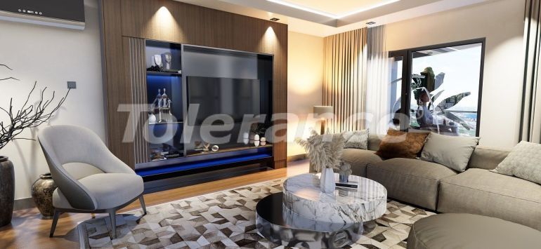 Квартира от застройщика в Фамагуста, Северный Кипр вид на море с бассейном в рассрочку: купить недвижимость в Турции - 81088