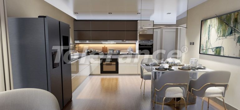 Квартира от застройщика в Фамагуста, Северный Кипр вид на море с бассейном в рассрочку: купить недвижимость в Турции - 81093