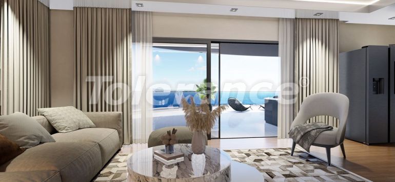 Квартира от застройщика в Фамагуста, Северный Кипр вид на море с бассейном в рассрочку: купить недвижимость в Турции - 81099