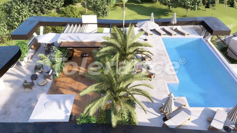 Квартира от застройщика в Фамагуста, Северный Кипр вид на море с бассейном в рассрочку: купить недвижимость в Турции - 81437