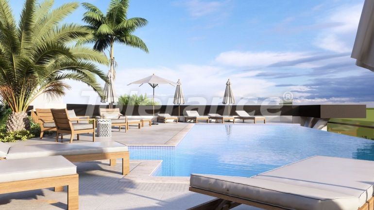 Квартира от застройщика в Фамагуста, Северный Кипр вид на море с бассейном в рассрочку: купить недвижимость в Турции - 81488