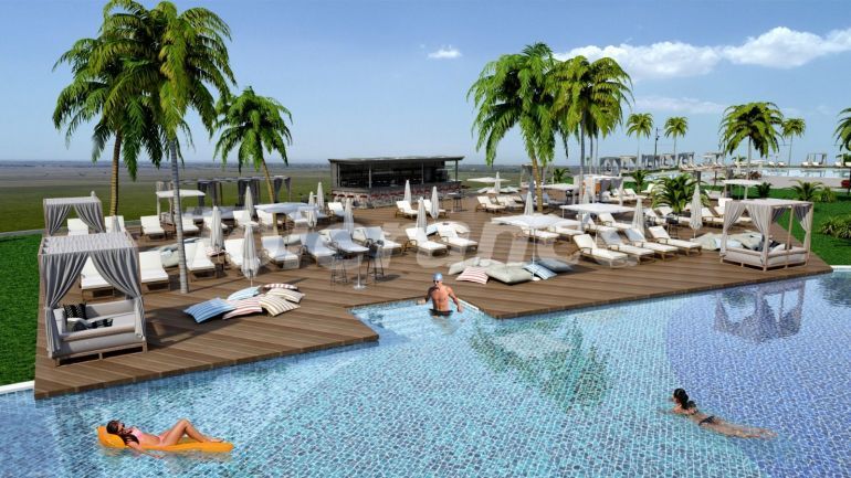 Квартира от застройщика в Фамагуста, Северный Кипр с бассейном: купить недвижимость в Турции - 82143