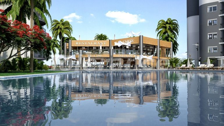 Квартира от застройщика в Фамагуста, Северный Кипр с бассейном: купить недвижимость в Турции - 82144